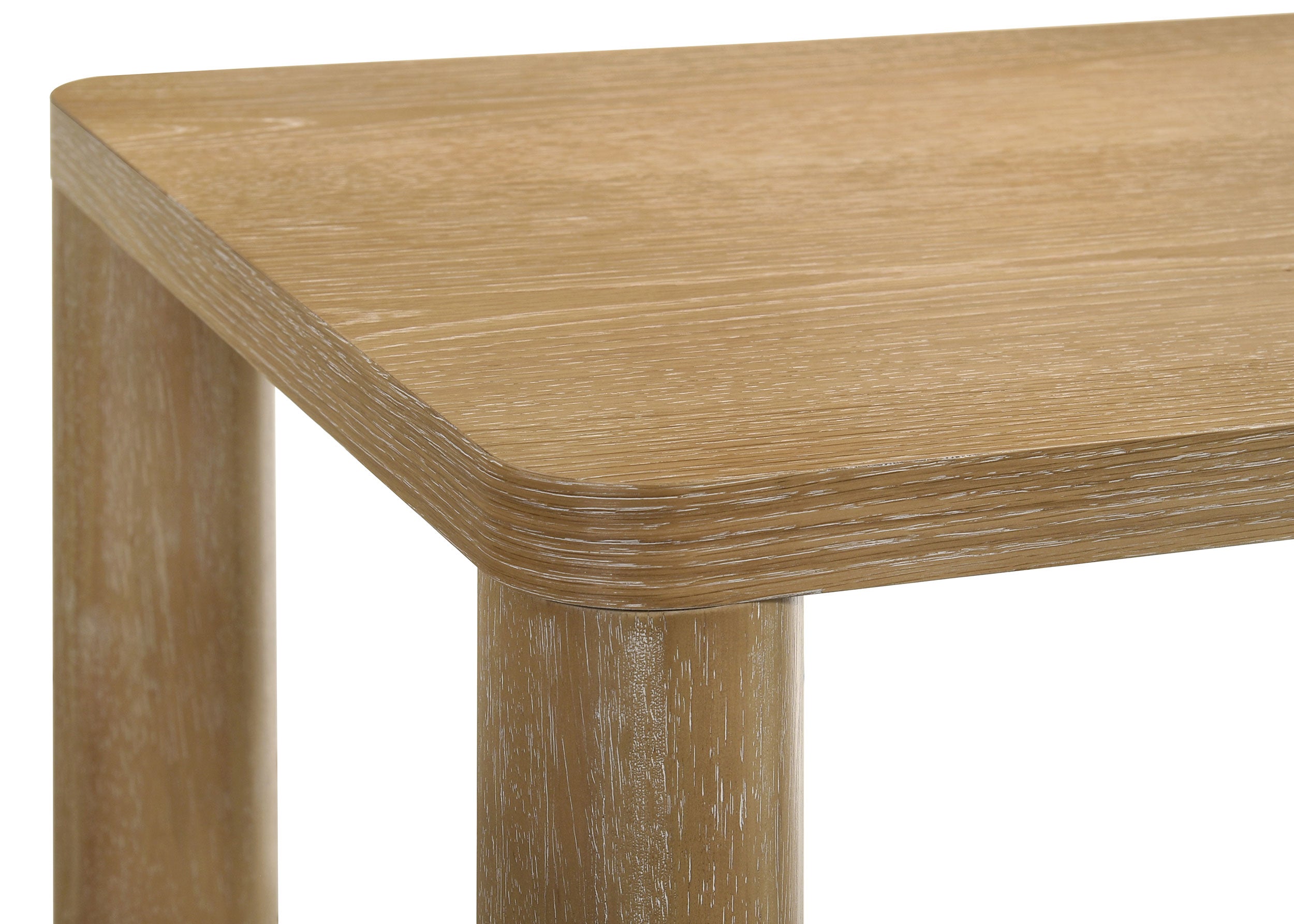 Castlewood Engineered Wood Cocktail Coffee Table Light Oak — view 6