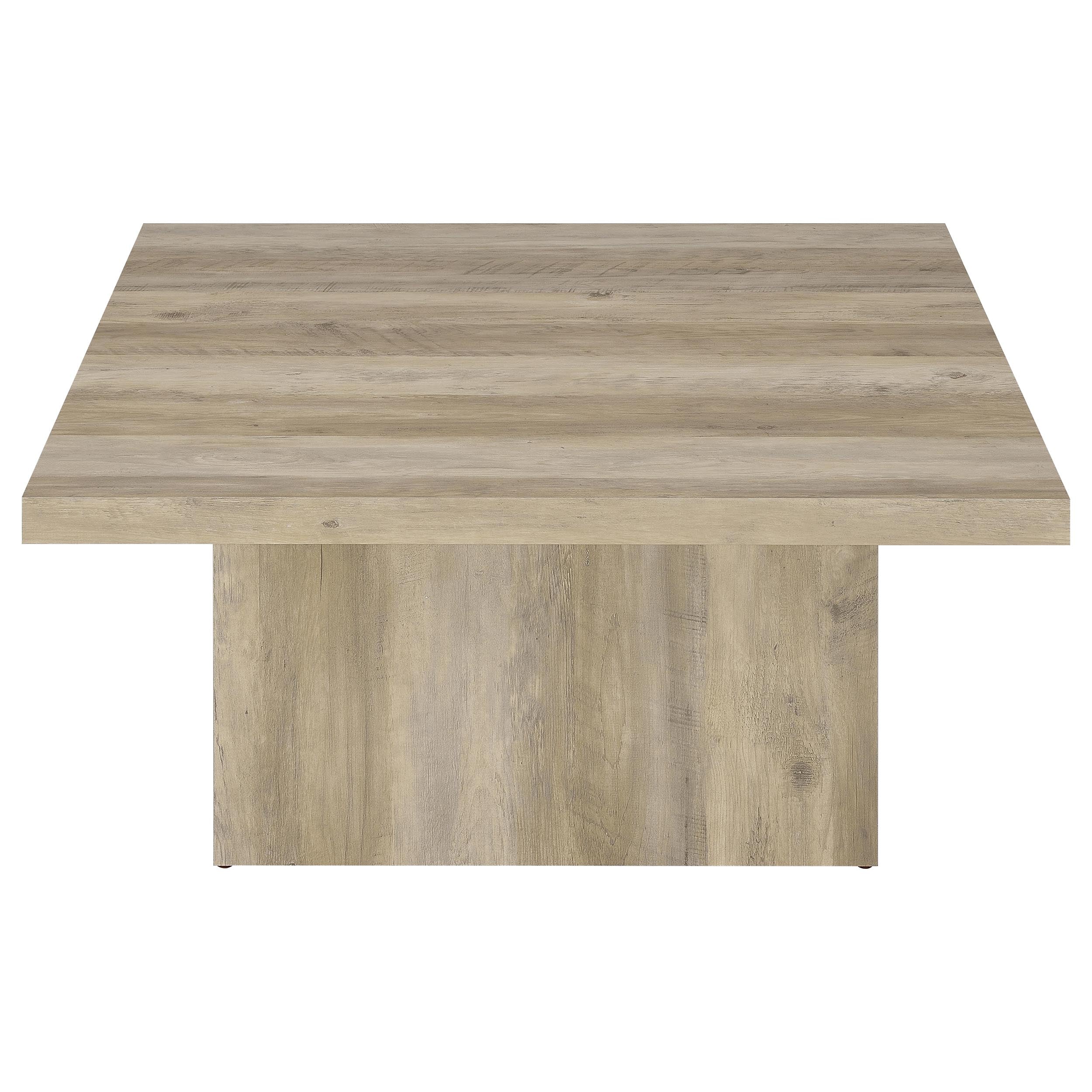 Devar 3-piece Square Coffee End Table Set Distressed Pine — view 9