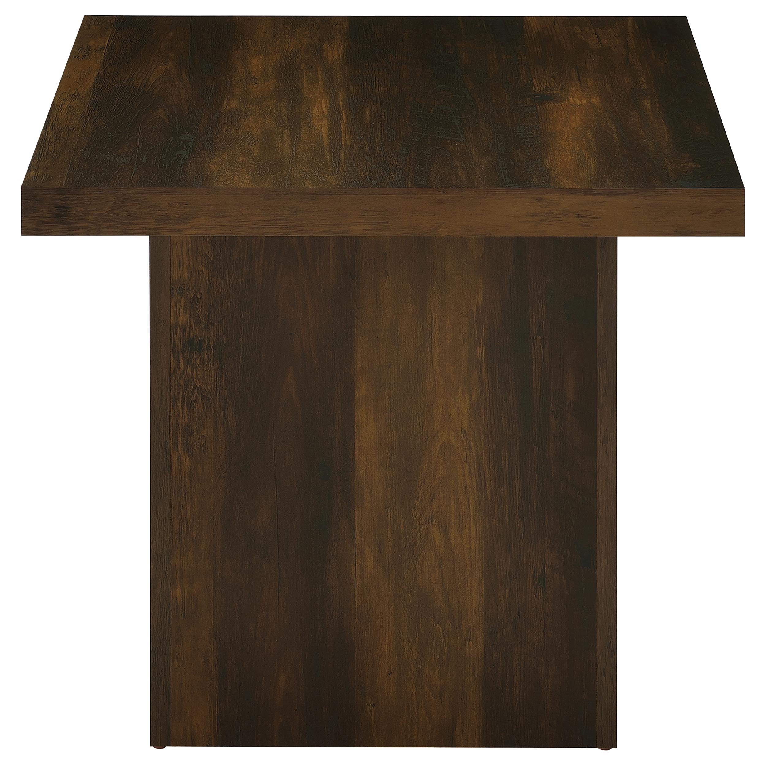 Devar 2-piece Square Coffee and End Table Set Dark Pine — view 6