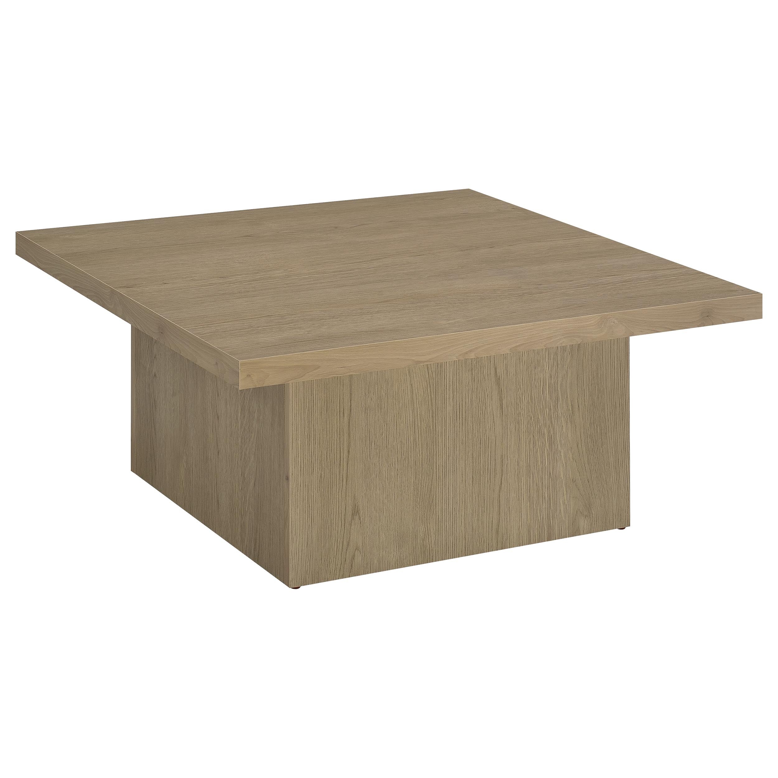 Devar 2-piece Square Cocktail Coffee End Table Set Latte — view 8