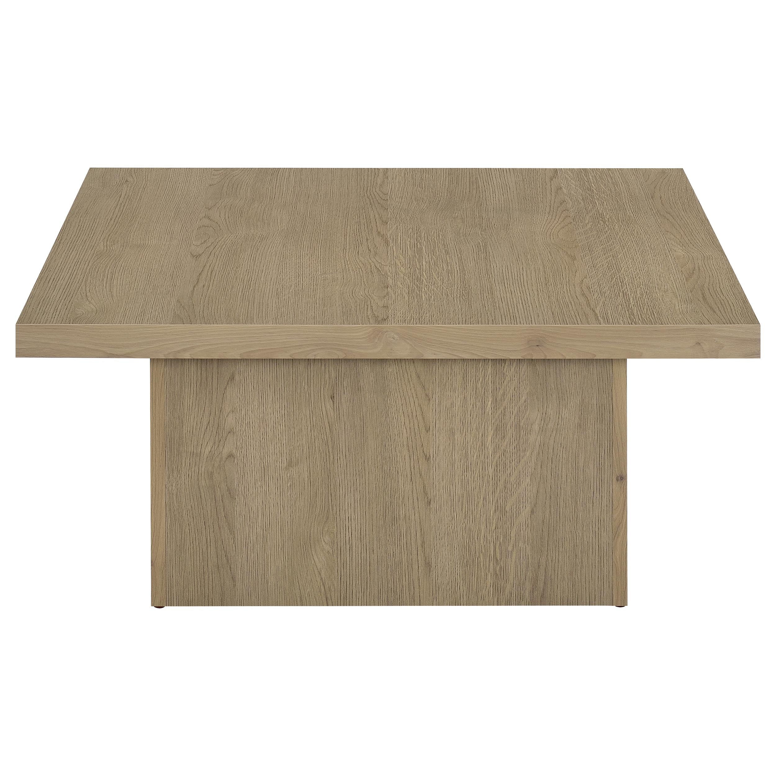 Devar 2-piece Square Cocktail Coffee End Table Set Latte — view 11