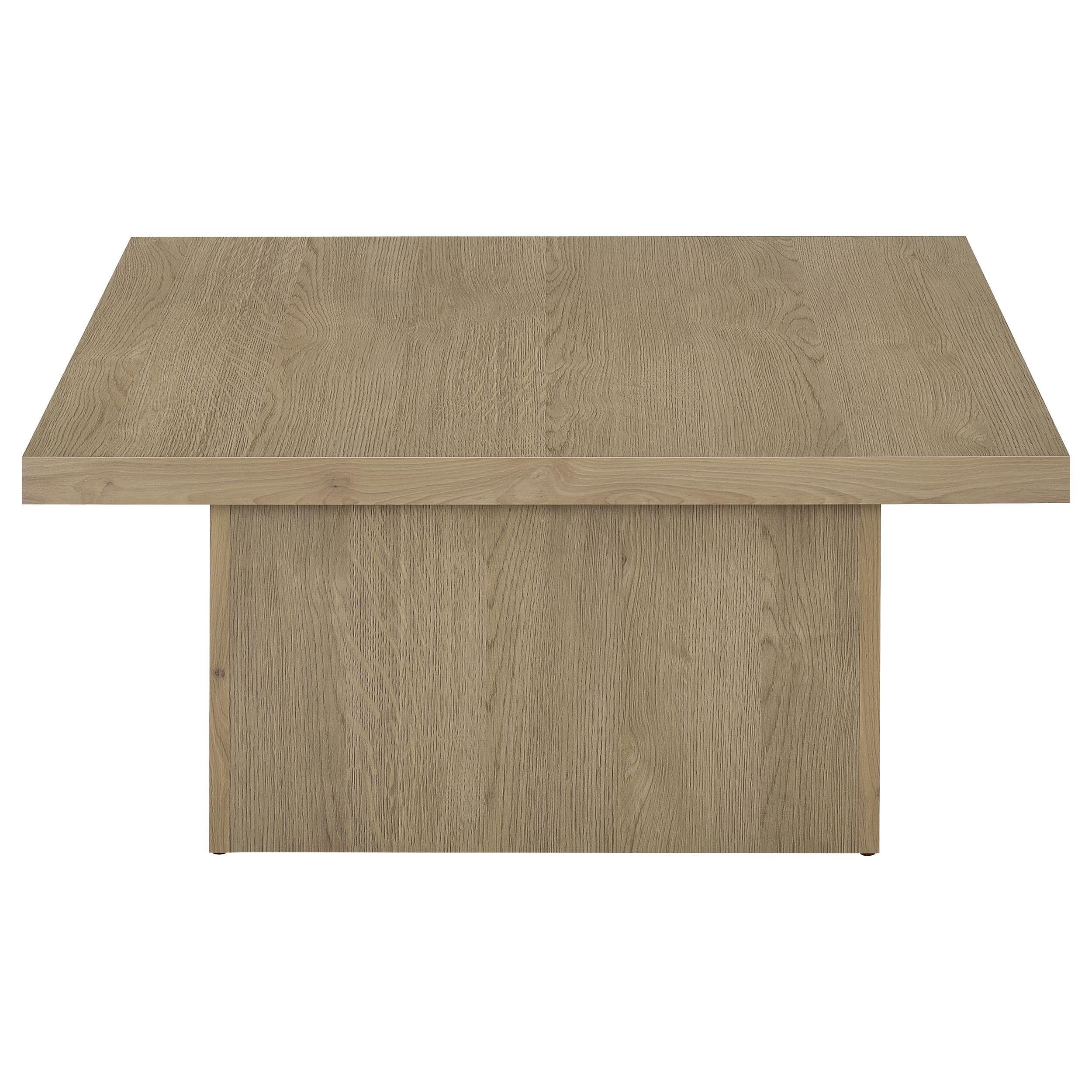 Devar Square Engineered Wood Cocktail Coffee Table Latte — view 6
