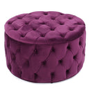 Modern Glam Ottoman Velvet