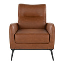 Casper - Industrial Lounger - Black / Camel