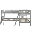 L Shaped Bunk Bed With Ladder
