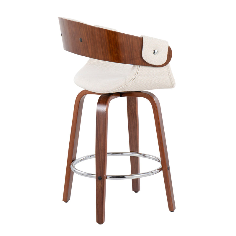 Elisa - Mid Century Modern Counter Stool (Set of 2)