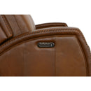 Mustang - Power Sofa With Power Headrest - Rust