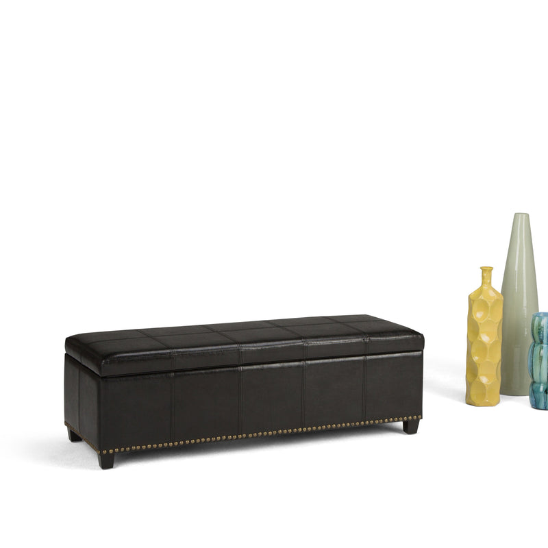 Kingsley - Upholstered Large Storage Ottoman