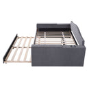 Upholstered Daybed With Storage Armrests, Trundle And Latest Integrated Bluetooth Audio System