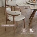 Modern Sintered Stone Dining Table Set With Chairs