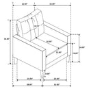 Bowen II - Upholstered Track Arm Sofa Set