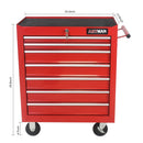 7 Drawers Multifunctional Tool Cart With Swivel Wheels