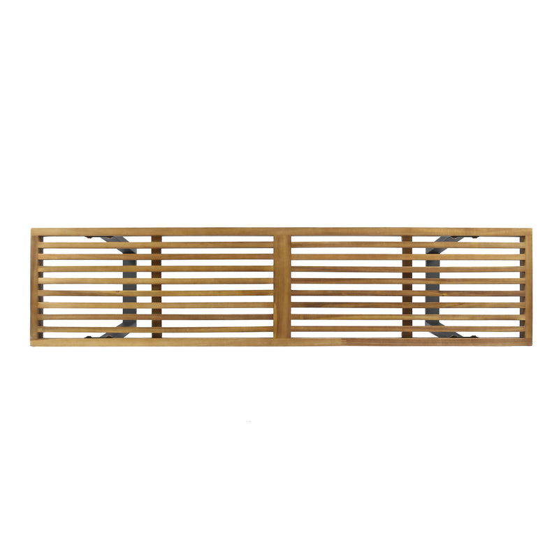 Intrinsic - Outdoor Dining Bench With Slat Top