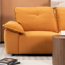 Modern Sofa With Removable Pillowcase And Backrest