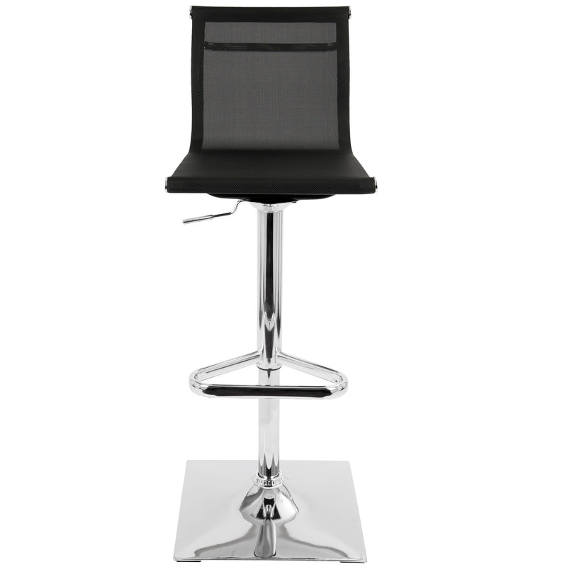 Mirage - Contemporary Adjustable Barstool With Swivel