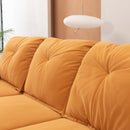 Modern Sofa With Removable Pillowcase And Backrest