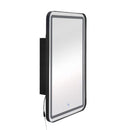 Rectangle Medicine Cabinet Mirror Bathroom Mirror With Storage Wall Mounted Medicine Mirror Cabinet With LED - Black