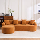 Combined Sofa With 4 Pillows