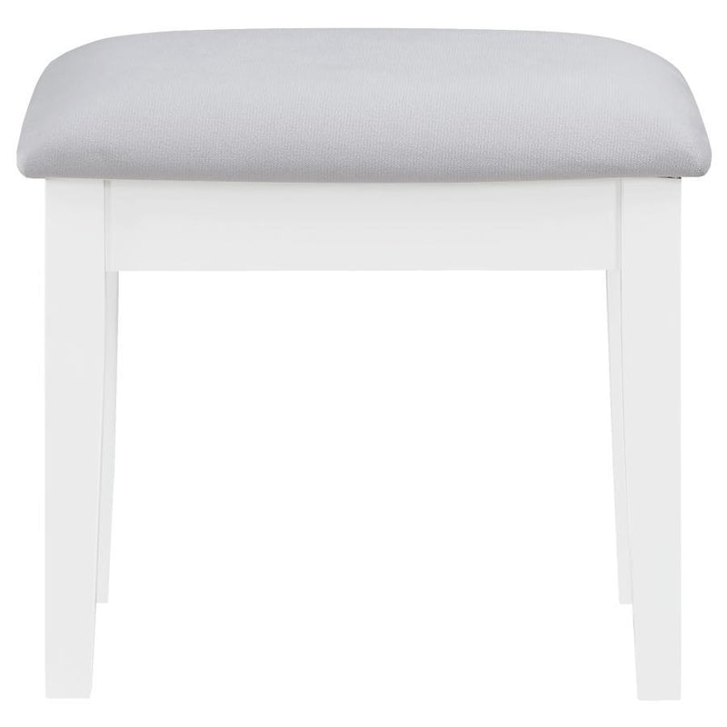 Regina - Makeup Vanity Table Set With Lighting - White