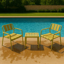 3 Piece Indoor / Outdoor Leisure Table And Chair Set