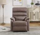 Modern Soft, Manual Recliner Chair - Brown