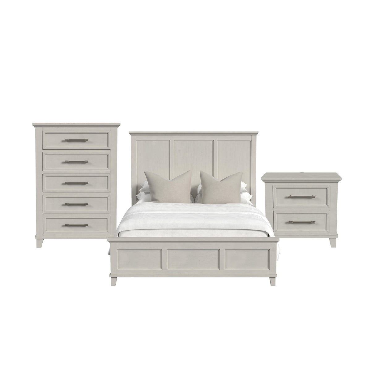 Canterbury Panel Bedroom Set in Dark Gray by Elements International, view 8