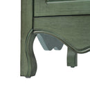 Bathroom Vanity With Rectangle Sink, Tip Out Tray - Antique Blue Green