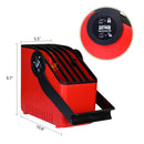 32 Bit Device Charging Trolley For Tablets And Laptops With Cable Management, Removable Doors - Matte Black