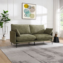 Dalton - Sofa With 2 Pillows - Green
