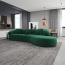 Elijah - Japandi Style Curvy Sectional Sofa