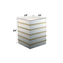 Dominic - End Table - Mirrored