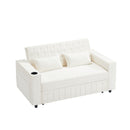 Pull-Out Sofa Bed Convertible Couch With Adjustable Backrest For Living Room
