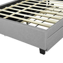 Upholstered Platform Bed With Storage Headboard, Trundle & 2 Drawers And A Set Of Sockets & USB Ports
