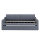 Upholstered Daybed With Trundle And USB Charging