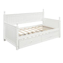 Twin Size Daybed & Twin Size Trundle - White