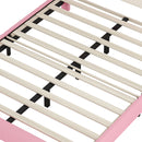 Upholstered Princess Platform Bed With Crown Headboard