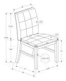 Dining Chair, Upholstered, Dining Room, Transitional (Set of 2) - Cream