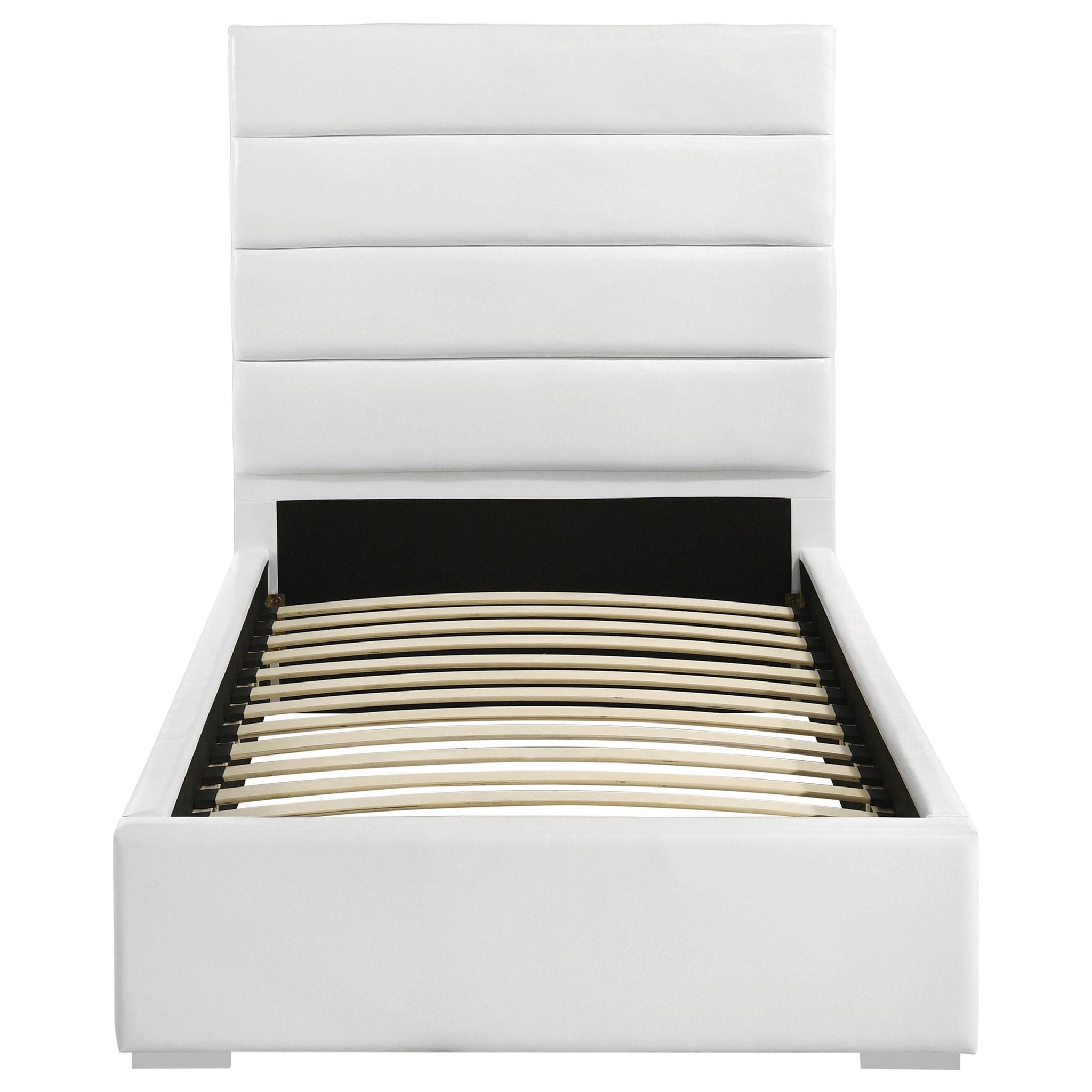 Felicity 53-inch Upholstered Twin Platform Bed White