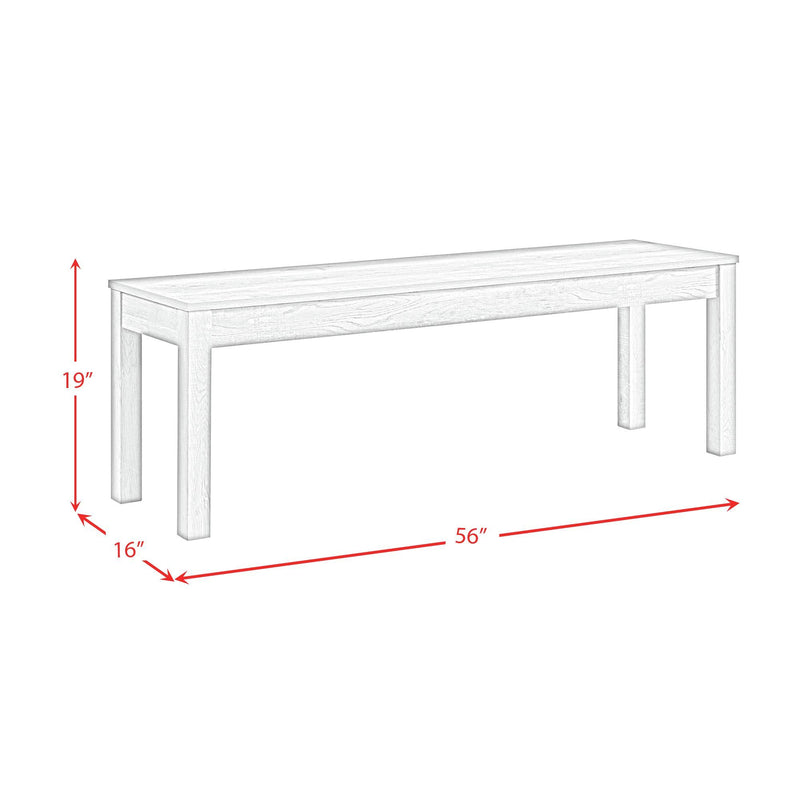 Eleanor - Dining Bench - White