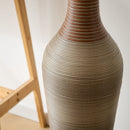 Tall Vase - Brown Decorative Floor Vase, Classic Neat Floor Vase Tall Freestanding Flower Holder, Artificial Rattan Vase, Floor Vase, Flower Holder For Home Decor - Gray