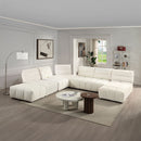 Loanna - Ottoman - Beige Linen