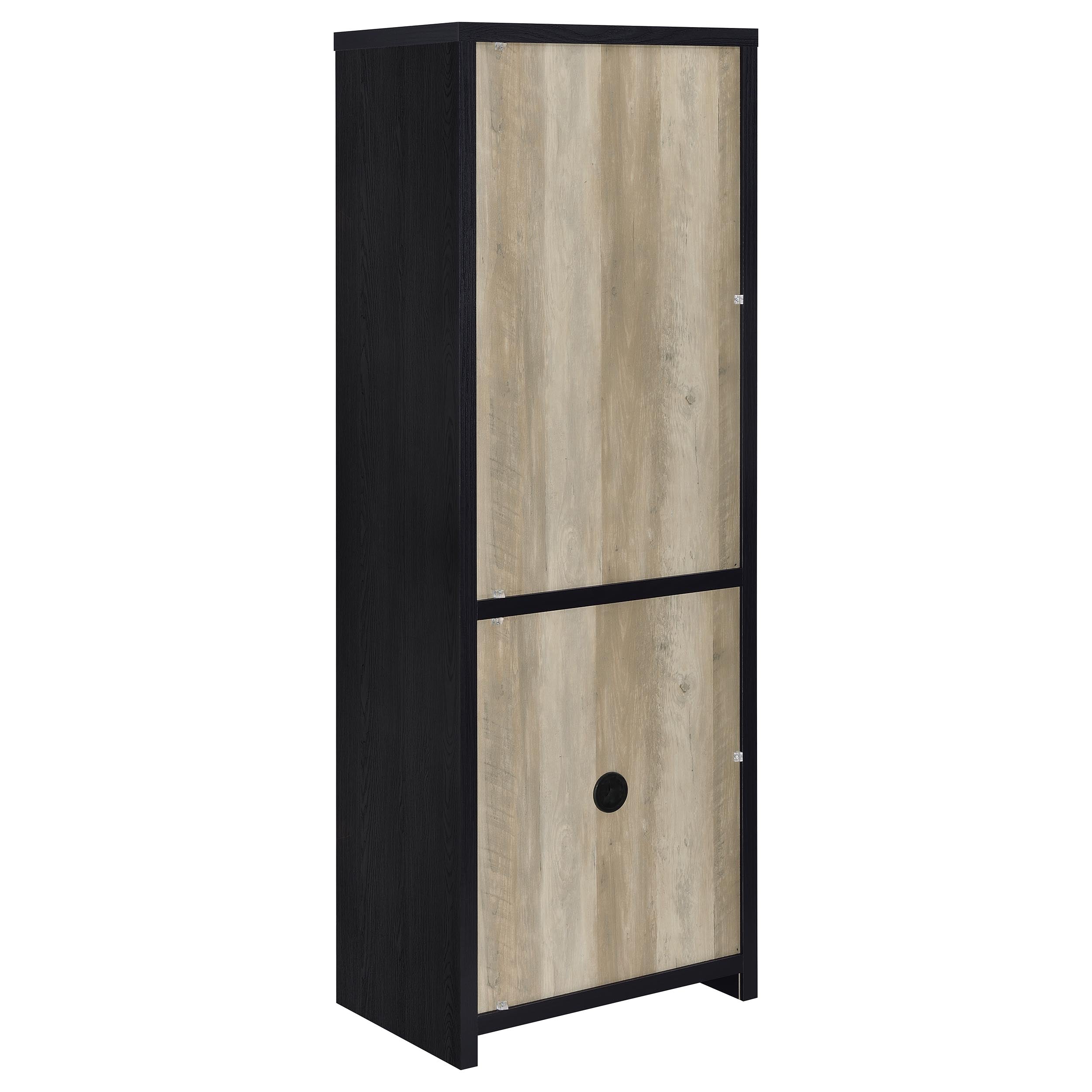 Denison 3-piece Entertainment Center 79-inch TV Stand Black — view 15