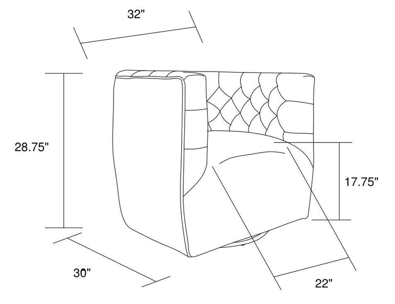 Delaney - Ergonomic Design Swivel Chair