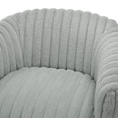 Alexa Barrel Swivel Chair - Grey