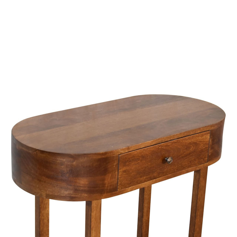 Round Coffee Table - Chestnut