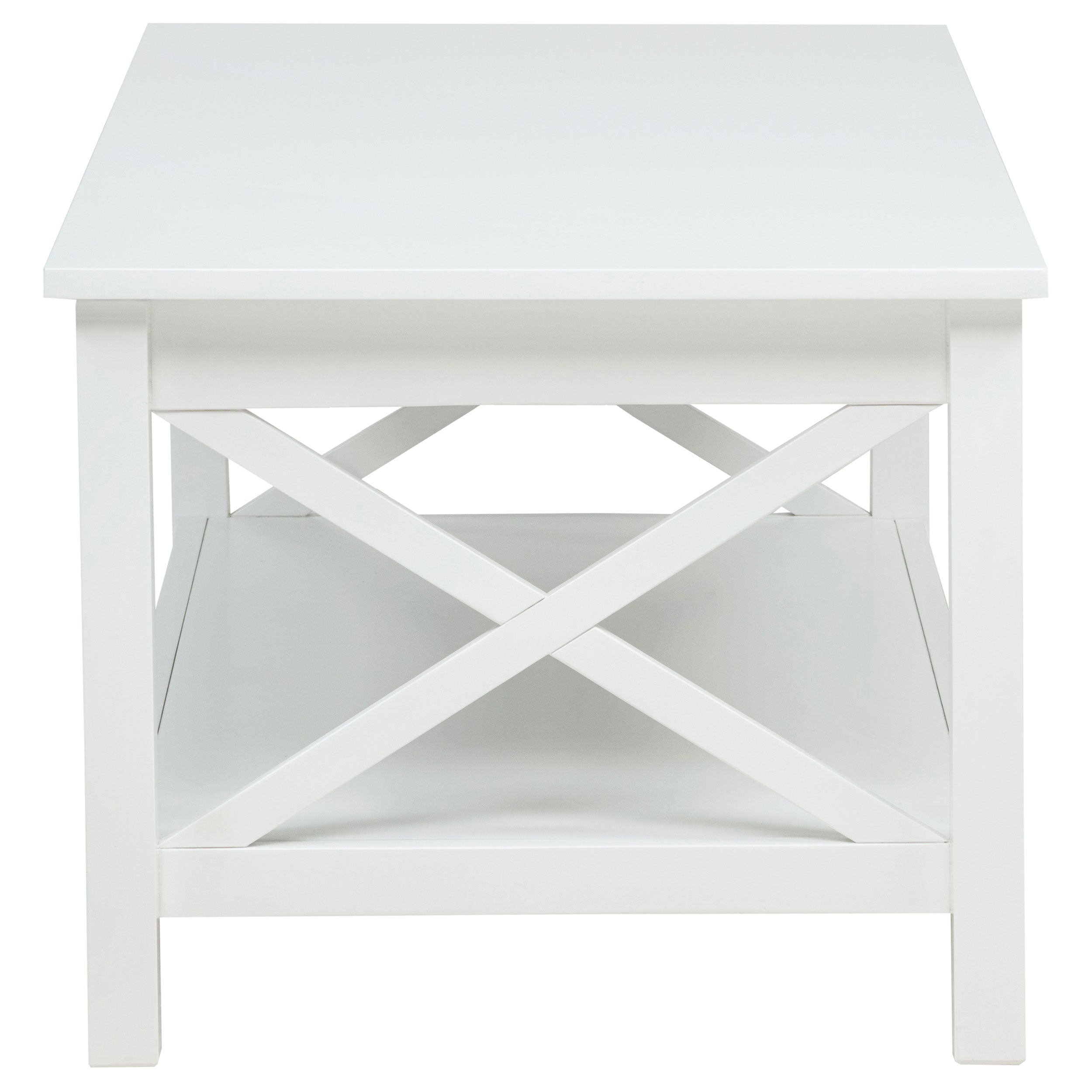 Skyview 3-piece Rectangular Lift Top Coffee Table Set White — view 10