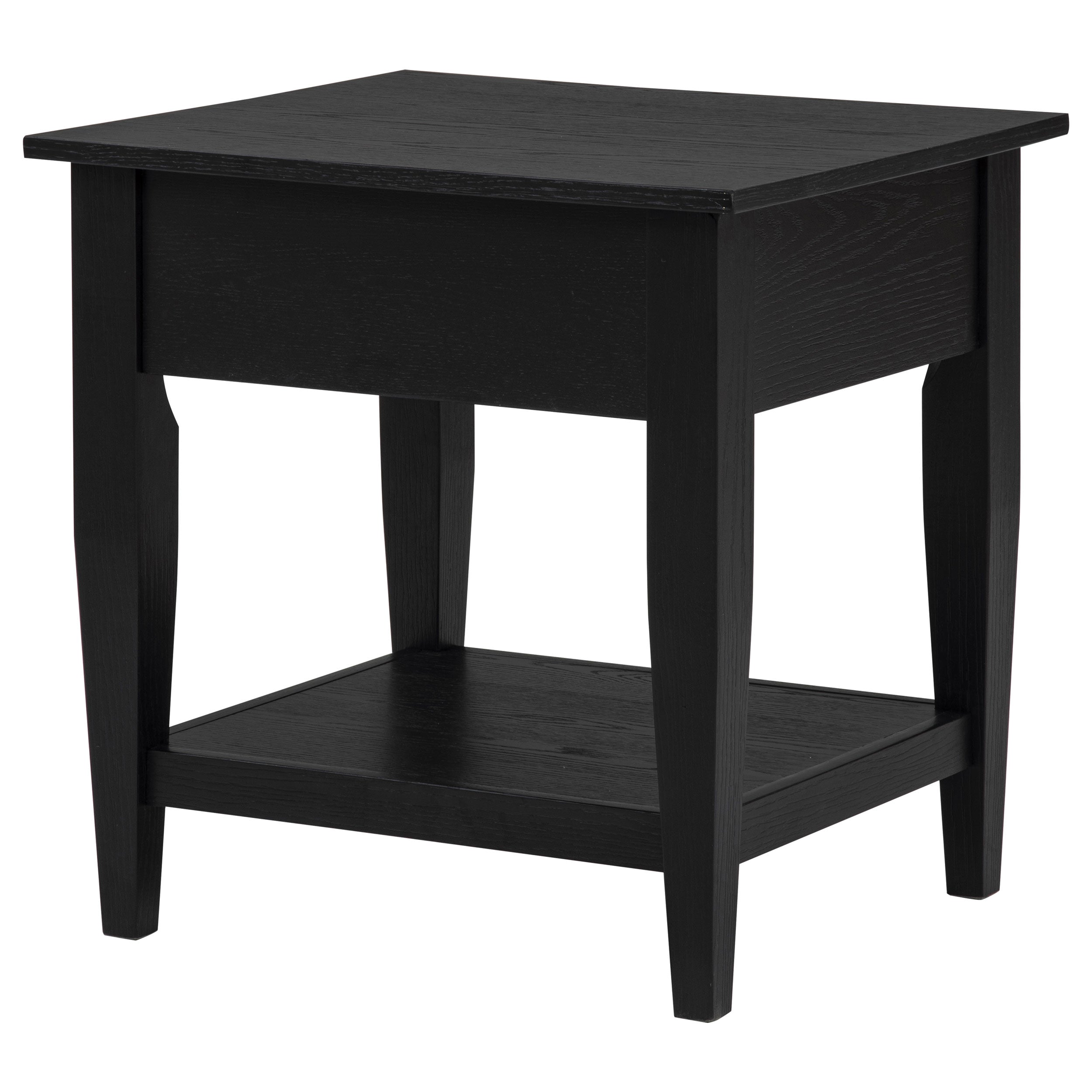Lindenton 1-drawer Wood Occasional Side End Table Black — view 10
