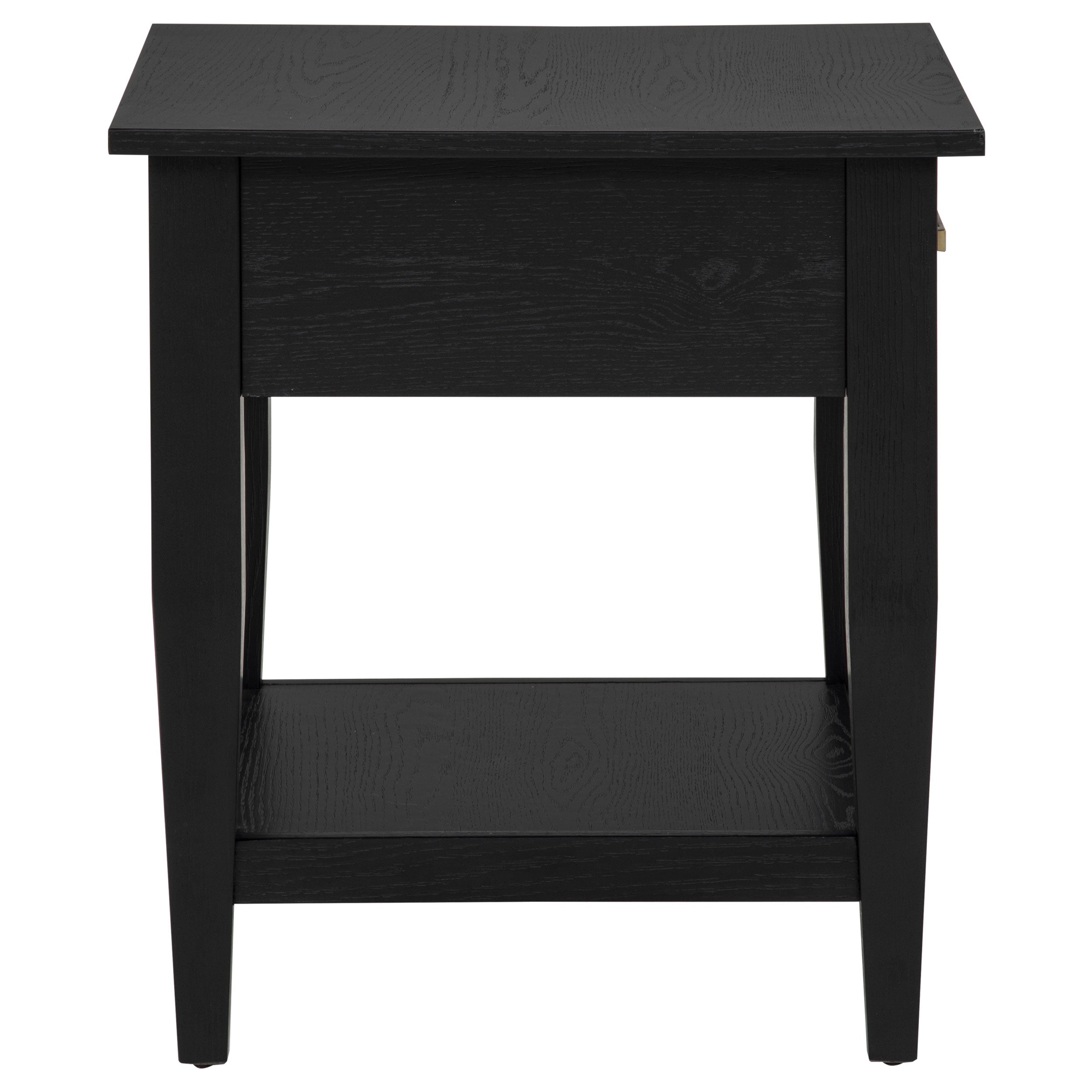 Lindenton 1-drawer Wood Occasional Side End Table Black — view 11