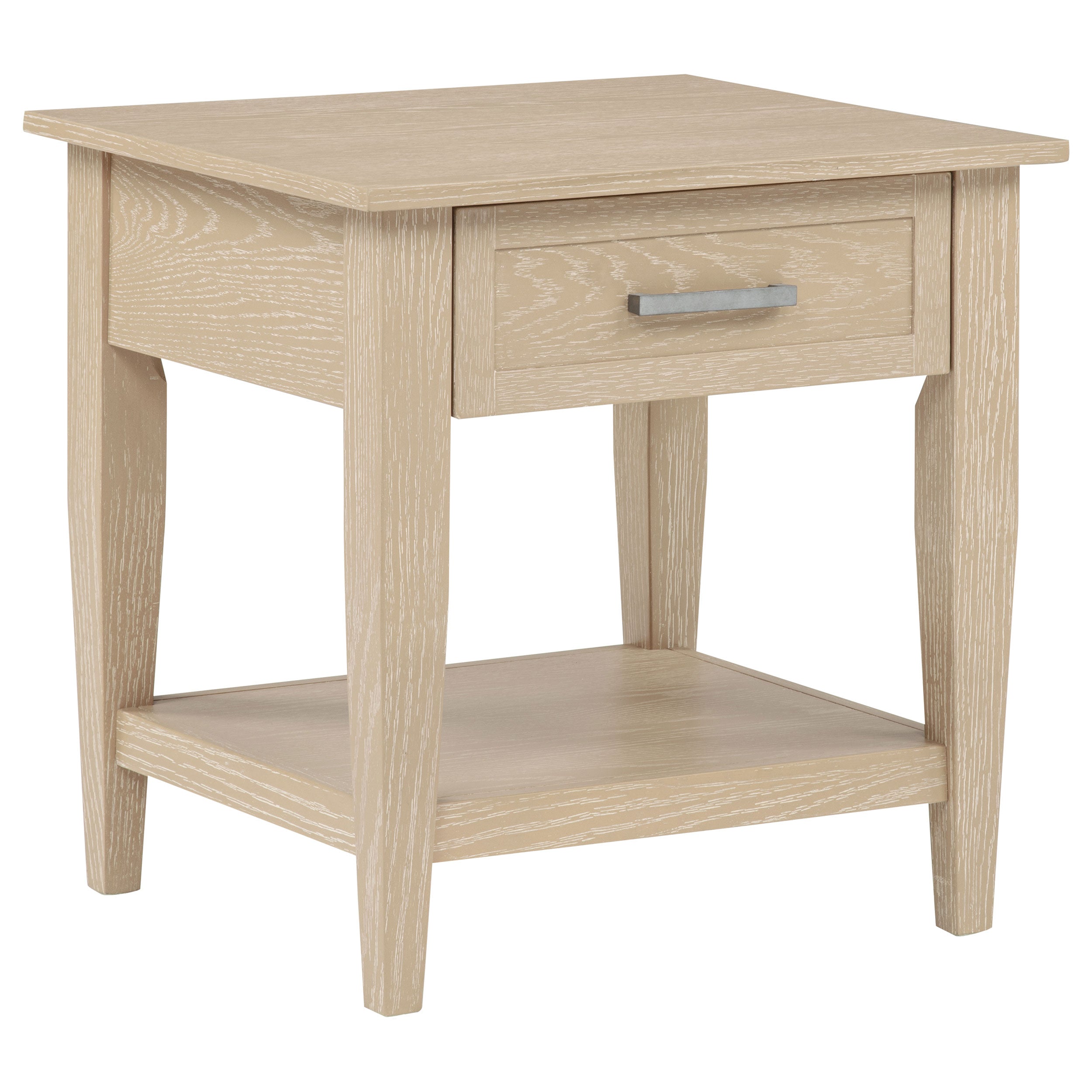 Lindenton 1-drawer Wood Occasional Side End Table Blonde — view 1