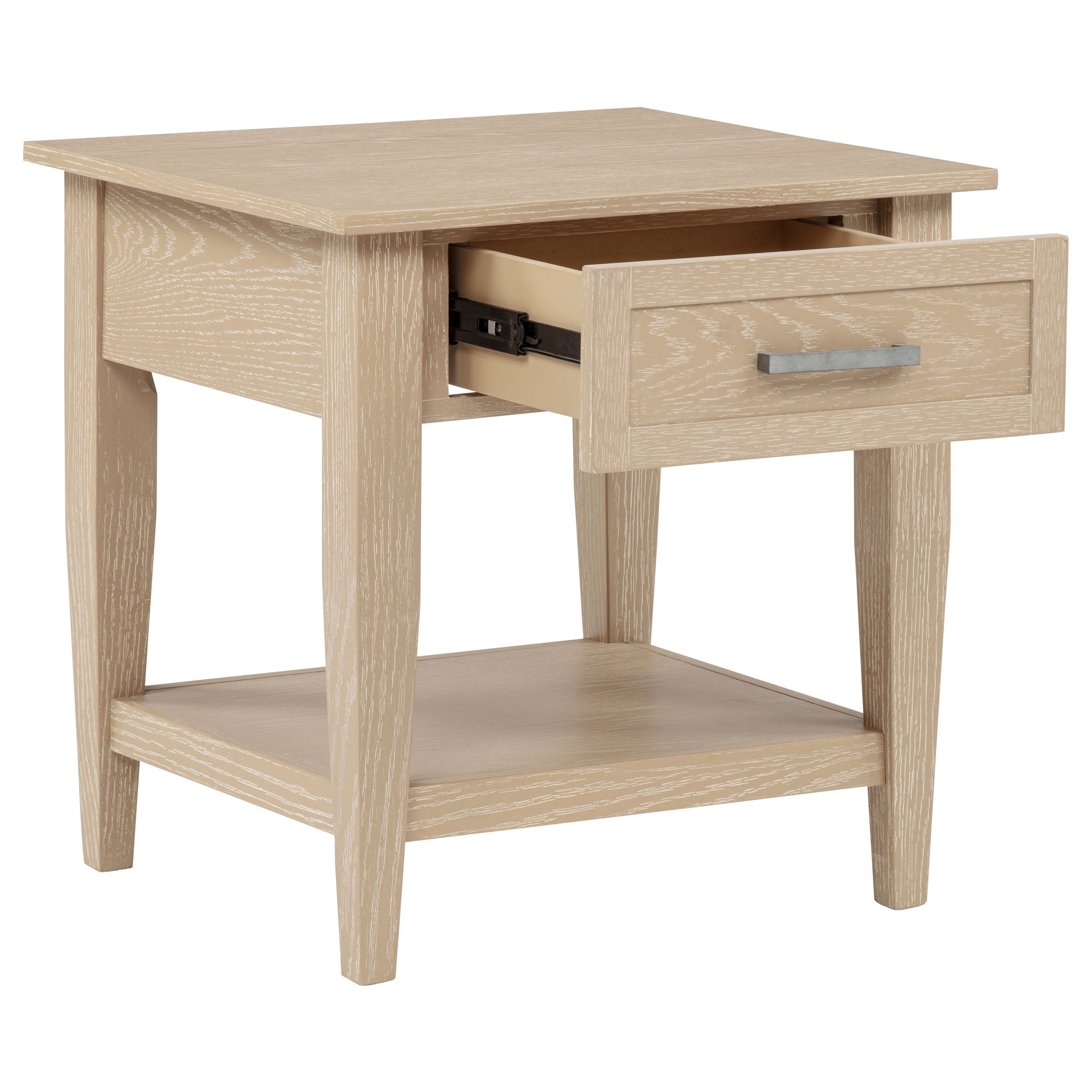 Lindenton 1-drawer Wood Occasional Side End Table Blonde — view 3